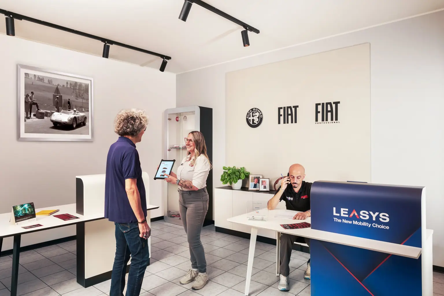 Accoglienza cliente per un noleggio a lungo termine Leasys · Dionisi Rent&Service · dionisigroup.it