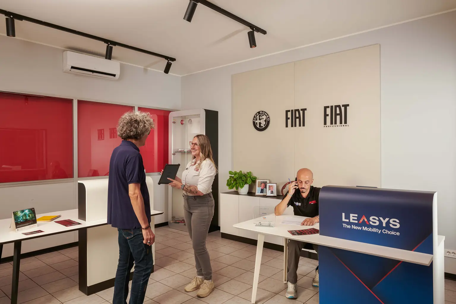 Accoglienza cliente per un noleggio a lungo termine Leasys · Dionisi Rent&Service · dionisigroup.it